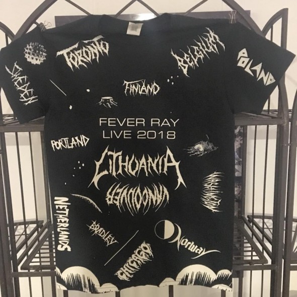 Fever Ray Live 2018 t-shirt